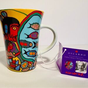 Norval Morrisseau ‘Looking through Portal’ Porcelain Mug